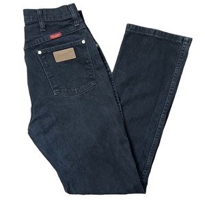 Vintage Wrangler  Cowboy Cut Black Jeans
